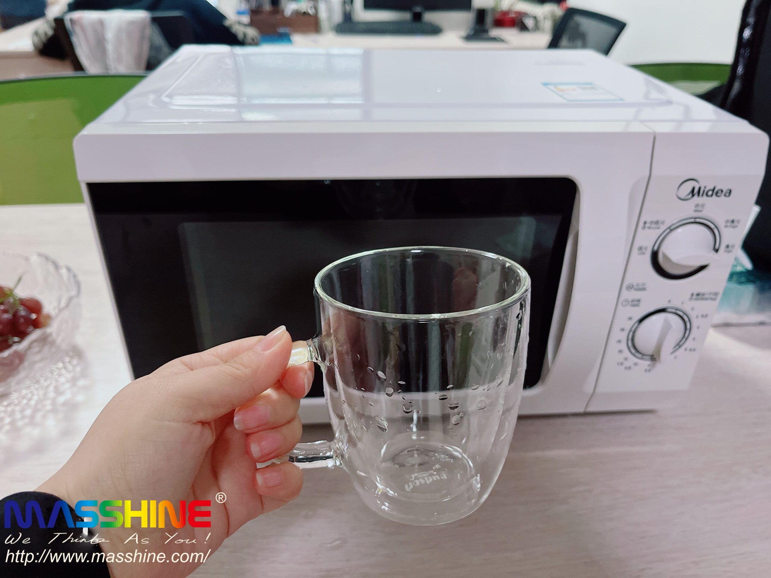 Can you microwave a double-walled glass cup? - Glassware